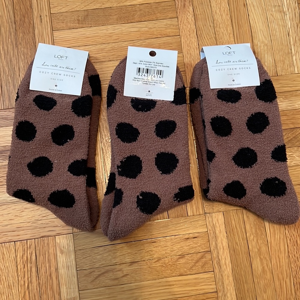 Loft Cozy Crew Socks Bundle